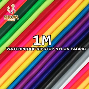 40D Outdoor Waterproof Nylon Fabric Ripstop Material for PU Coated Make Kites 1M - Picture 1 of 32