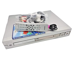 Phillips DVDR70/051 Region 2 DVD Recorder Player DVD+RW DVD+R CD Silver Vintage - Picture 1 of 24