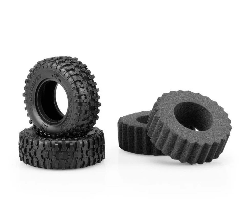 JConcepts JCO3088-02 Tusk Green Scale Country Tires 1.9 3.93 OD (2) - Image 1 of 1