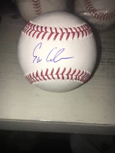 Sam Carlson Los Angeles Dodgers  Signed Major League Baseball - Picture 1 of 1