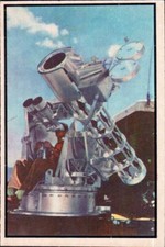 1954 Bowman Power for Peace #70 140 Miles Up B711