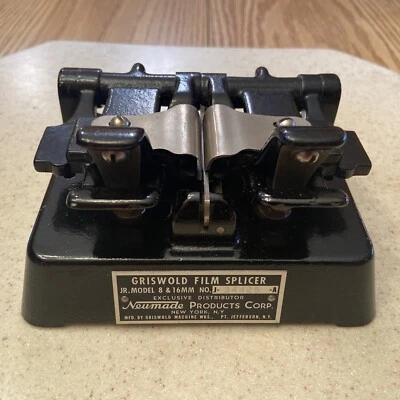 GRISWOLD FILM SPLICER Jr. Model 8 &16mm, Neumade Products Corp. NY Nice shape #Z - Image 1 of 4