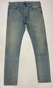 John Elliott The Daze Denim Jeans Men Size 36 x 34 Blue - Picture 1 of 10
