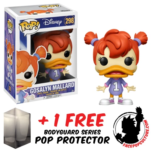 FIGURA DE VINILO FUNKO POP DARKWING DUCK GOSALYN MALLARD #298 + PROTECTOR POP GRATIS Foto 1 de 1