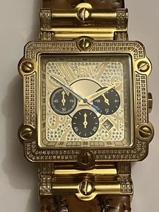 JBW Men's Luxury Phantom 1.00 ctw Diamond Chronograph Wrist Watch JB-6215 - Picture 1 of 9