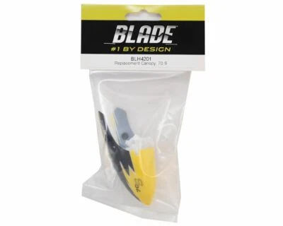 Blade BLH4201 Replacement RC Remote Control Yellow Helicopter Canopy: 70 S 70S - Image 1 of 3
