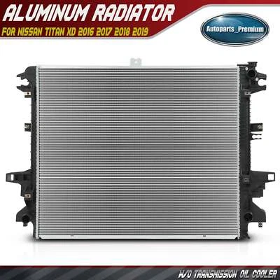 Nuevo radiador sin enfriador de aceite de transmisión para Nissan TITAN XD 2016 2017 2018 2019 Foto 1 de 4