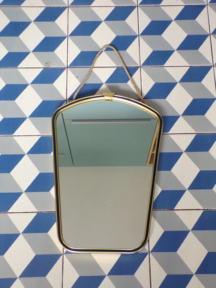 MIROIR-FORME LIBRE-RéTROVISEUR VINTAGE-DESIGN 60-29X41cm - Photo 1/4