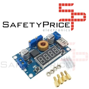 XL4015 Convertidor DC a DC Step-down 5A Voltimetro Amperimetro Salida USB - Imagen 1 de 5