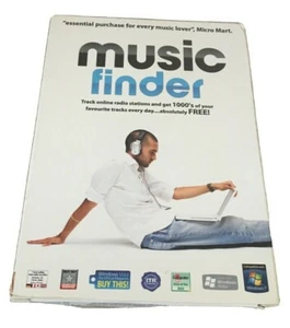 MUSIC FINDER 1000'S OF YOUR FAVOURITE TRACKS FREE NEW IN BOX WINDOWS VISTA 7 - Picture 1 of 10