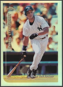 Darryl Strawberry 1999 Topps refractores cromados #18 New York Yankees RARO 🔥 - Imagen 1 de 2