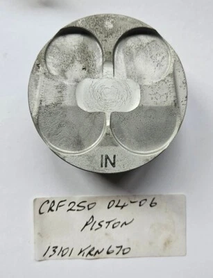 TOTALMENTE NUEVO PISTÓN HONDA CRF250R/CRF250X 2004-2005 SOLAMENTE - 13101-KRN-670 Foto 1 de 4