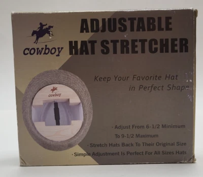 Sombrero de vaquero marca camilla para sombreros ajustados gorras de béisbol tensor ajustable Foto 1 de 4