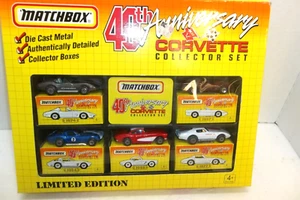 Matchbox 40th Anniversary Corvette Collector Set 1993 NEU - Bild 1 von 9