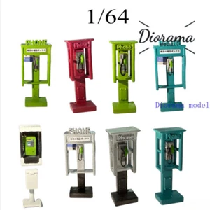 Diorama 1/64 Telephone Booth Model City Street Garage Scene Display Props Model - Bild 1 von 32