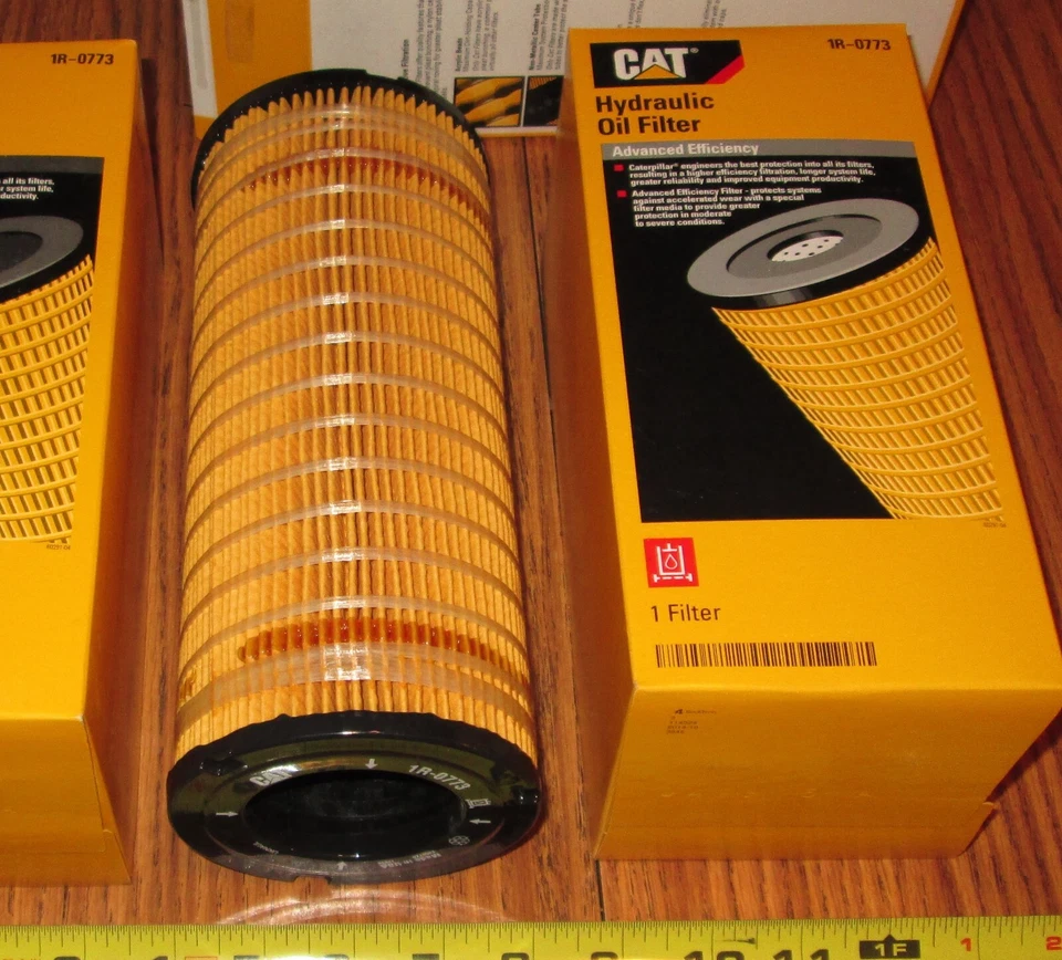 Caterpillar CAT Hydraulic Oil Filter 1R0773 WIX 51163 Hf35010 Pt9555