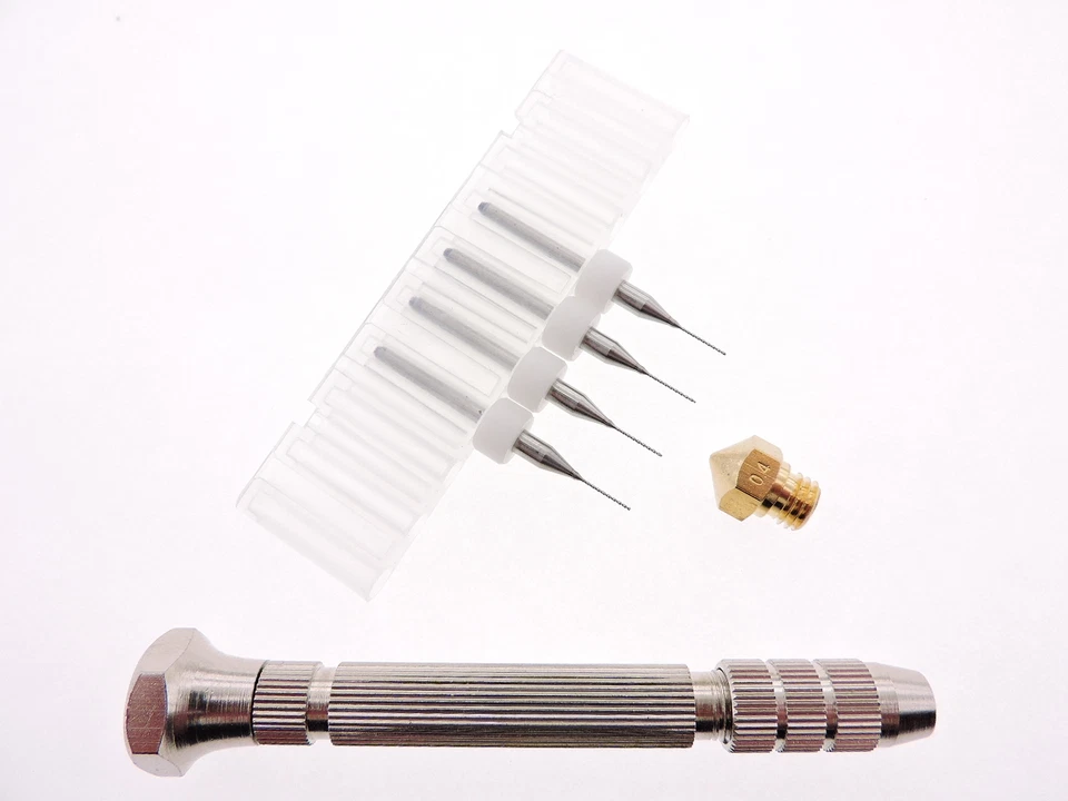 Makerbot 2 Flashforge .4 мм сопло M7 резьба MK10 забитый сопло набор 1,75 мм  - Изображение 1 из 1