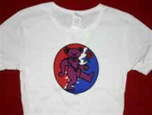 GRATEFUL DEAD - Vintage 1998 Bear w/ Rose T-shirt ~Never Worn~ Youth Small VTG - Picture 1 of 1