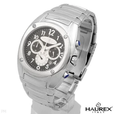 HAUREX DURANGO ITALY GENTLEMENS QUARTZ CHRONOGRAPH DATE WATCH. BRAND NEW - Image 1 of 3