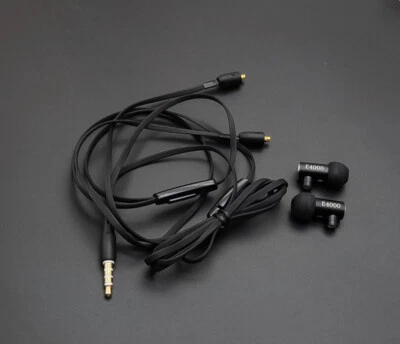 DIY Final E4000 Portable MMCX Modded Headphones Earbuds HIFI Earphones w/ Cable - image 1 of 4