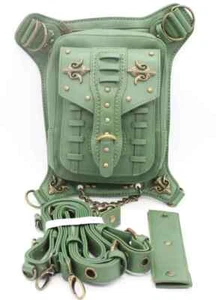GT Steel Moster Steampunk Bag Crossbody Hip Bag Thigh Strap - Picture 1 of 8