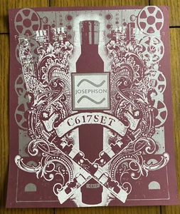 Poster Print Josephson C617 SET Omnidirectional Microphone 15" x 12.5" Burgundy - Picture 1 of 2