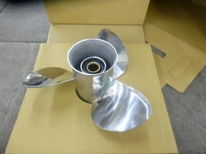 CHEAP NEW Yamaha Honda 25-60 Prop STAINLESS STEEL RH 11.1x15 Solas 3331-110-15 - Bild 1 von 8