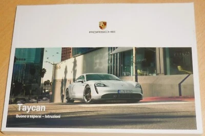 Porsche TAYCAN (Y1A),libretto istruzioni uso manutenzione 2021/2022 - Immagine 1 di 3