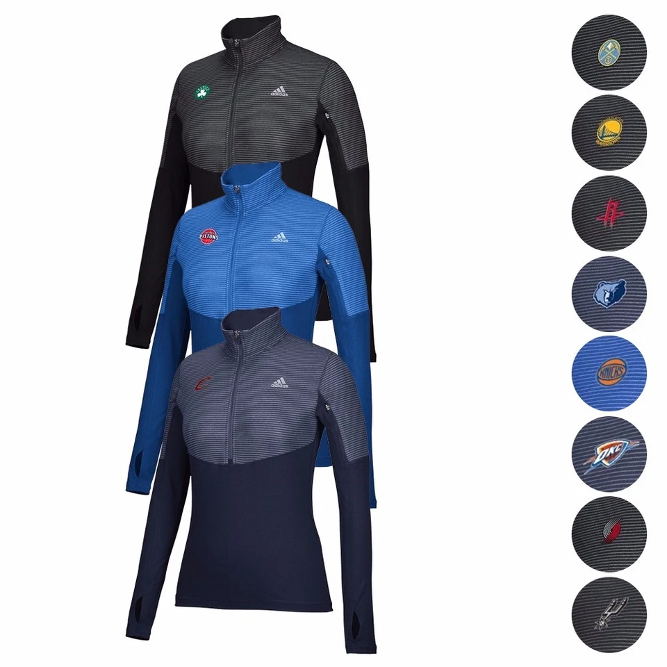 NBA Adidas Lightweight Climalite Half Zip Team Logo Pullover Jacket Women's - Image 1 of 1