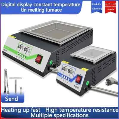 Tin Furnace Dip Soldering Machine Thermostat Adjustable Temperature Rectangle - Image 1 of 4