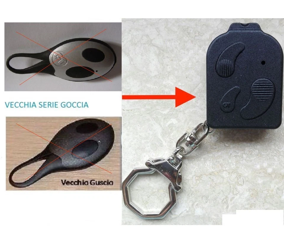 GM PRODUCTION Cover Coquille Coque Télécommande 2 Touches Gt GT482 GT82TX/N Alarme Voiture