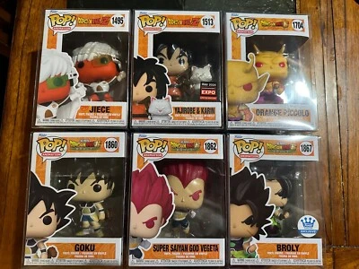 POP! ANIMATION DRAGON BALL Z FUNKO POPS WITH .50MM CASE! BUY MORE & SAVE!!!