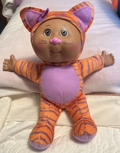 2017 Cabbage Patch Kids CPK Cuties Orange Purple Tiger Nala Zoo Plush 9” Stuffed - Picture 1 of 11
