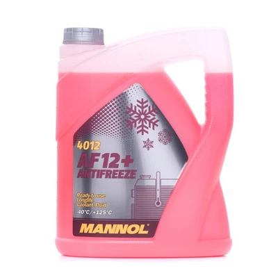 MANNOL AF12+ Kühlmittel Kühlerfrostschutz 5L Rot -40°C +125°C Antifreeze G12+ - Bild 1 von 4