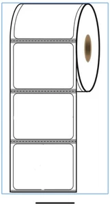 2"x1.25" Direct Thermal White Labels, 1.0" Core for Mobile Printers, 6 Rolls - Picture 1 of 4