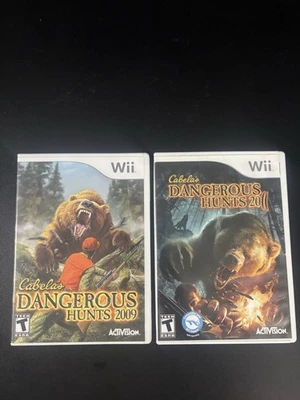 Cabela's Dangerous Hunts 2009 & Cabela’s Dangerous Hunt 2011 Nintendo Wii - Image 1 of 3