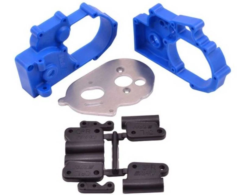 RPM 73615 Gearbox Housing & R Mounts Blue for TRA 2WD Vehicles - Image 1 of 1