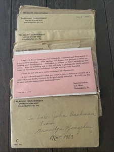 1963 Proof Set Envelopes and Inserts - 10 Total - No Coins Included - Picture 1 of 1