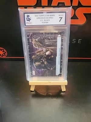 2021 Topps Star Wars  Grievous  Escapes 1/5 Black MGC 7 - Image 1 of 4