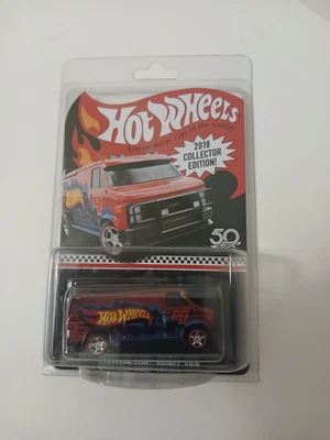 Van Hot Wheels 2018 Mail-In personalizada GMC Panel - Imagem 1 de 4