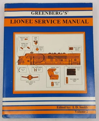 Libro de bolsillo manual de servicio Lionel de Greenberg de I. D. Smith EX Foto 1 de 3