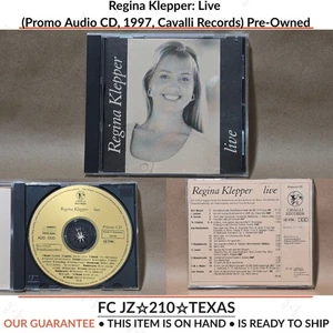 Regina Klepper: Live (Promo Audio CD, 1997, Cavalli Records) Pre-Owned - Imagen 1 de 11