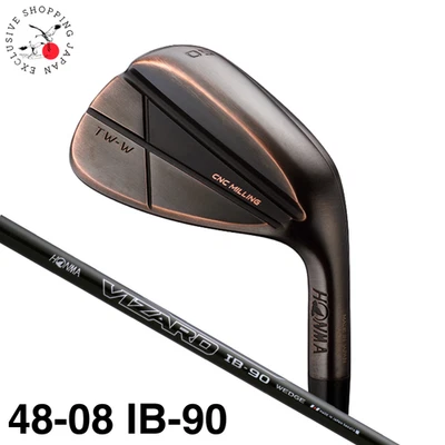 HONMA TW-W 2024 Copper Wedge 48-08 I-Sole Grind VIZARD IB-90 Graphite Shaft New - Image 1 of 4