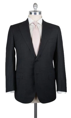 Cesare Attolini Charcoal Gray Super 130's Suit - 44/54 - (CA817171) - Image 1 of 4