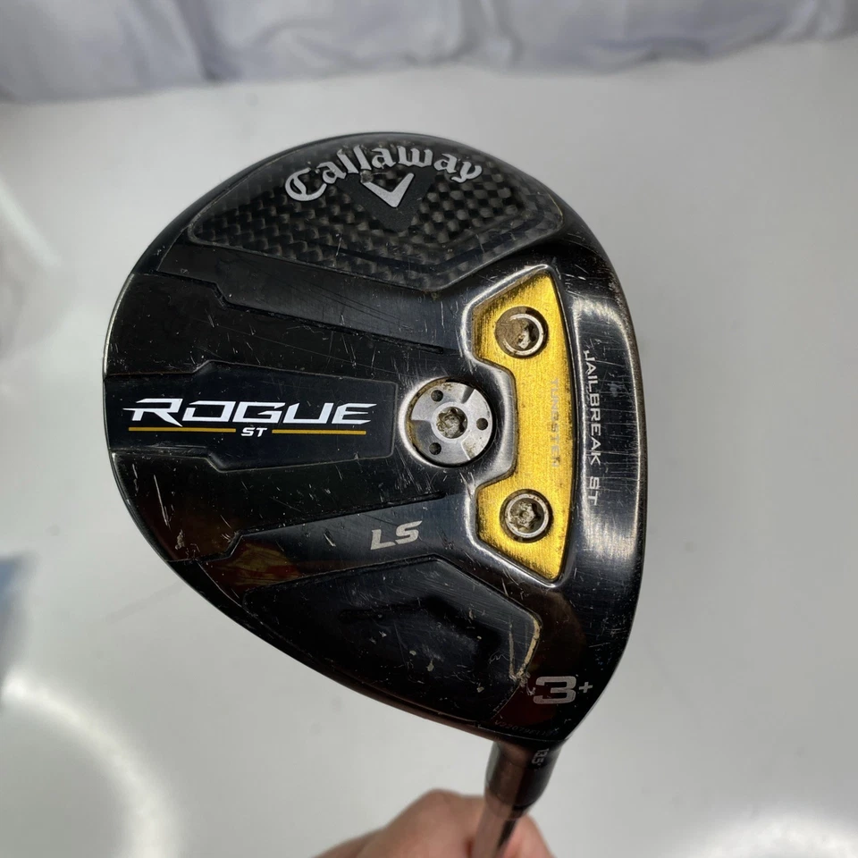Usado diestro Callaway Rogue ST LS 3+ 13,5* 3-Madera Tensei 75 g grafito rígido flexible Foto 1 de 4