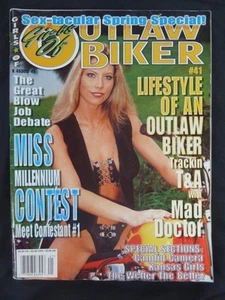 Girls of Outlaw Biker Magazine Spring 2000 Vintage Motorcycle Biker - Picture 1 of 1