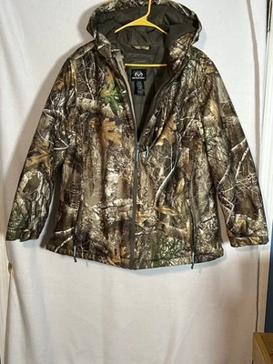 Realtree edge Women's Size 2XL Camo Insulated Jacket Parka Hood Warm  - Image 1 of 4