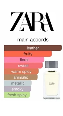 NUEVO EN CAJA ZARA RED SUN DUNES EAU DE PARFUM 3.4 fl. oz 100 ml (caja sellada) Foto 1 de 4