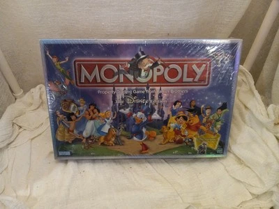 Monopoly The Disney Edition Board Game New Sealed Pieces 2001 Hasbro - Image 1 of 4