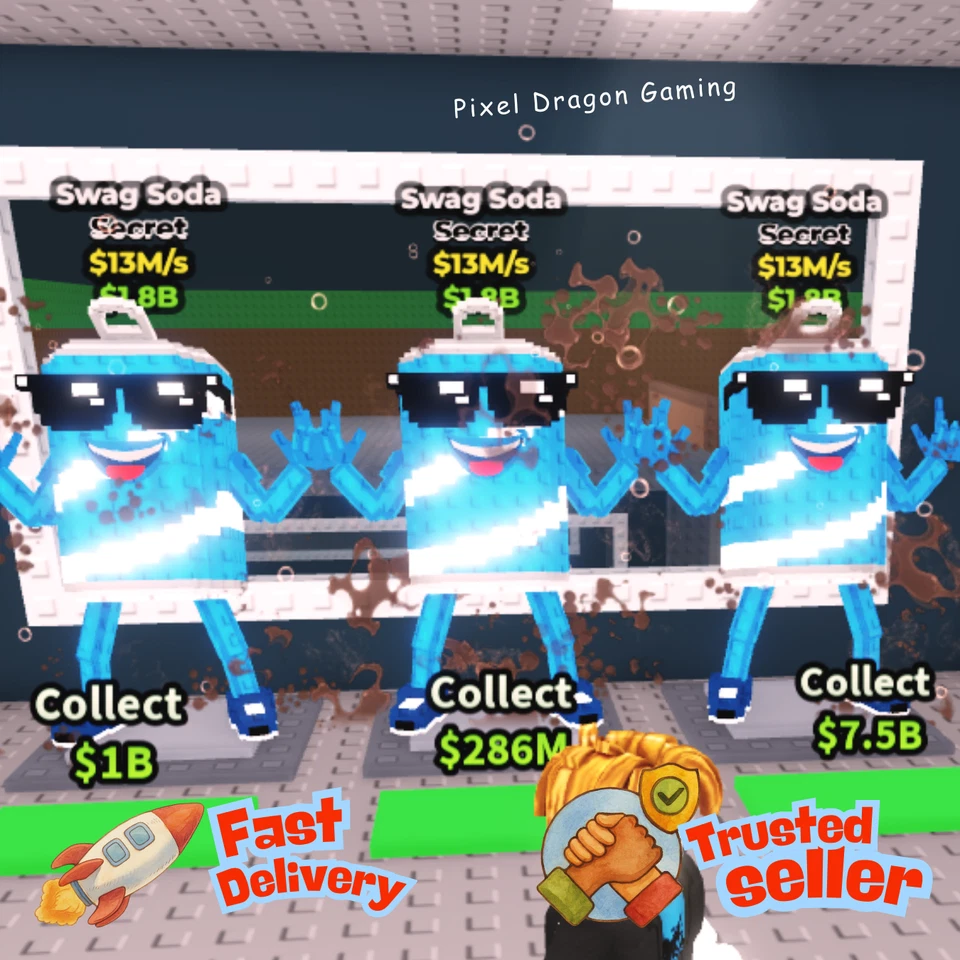 STEAL A BRAINROT🧠Swag Soda 🌞Random M/S🧠Cheap+ Fast+ Easy Delivery🌞 🚀